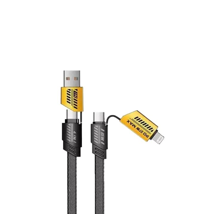 4 in 1 multi USB pd charging cable 27w/65w