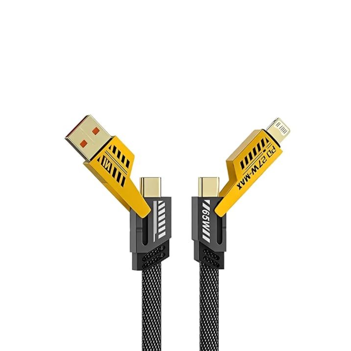 4 in 1 multi USB pd charging cable 27w/65w