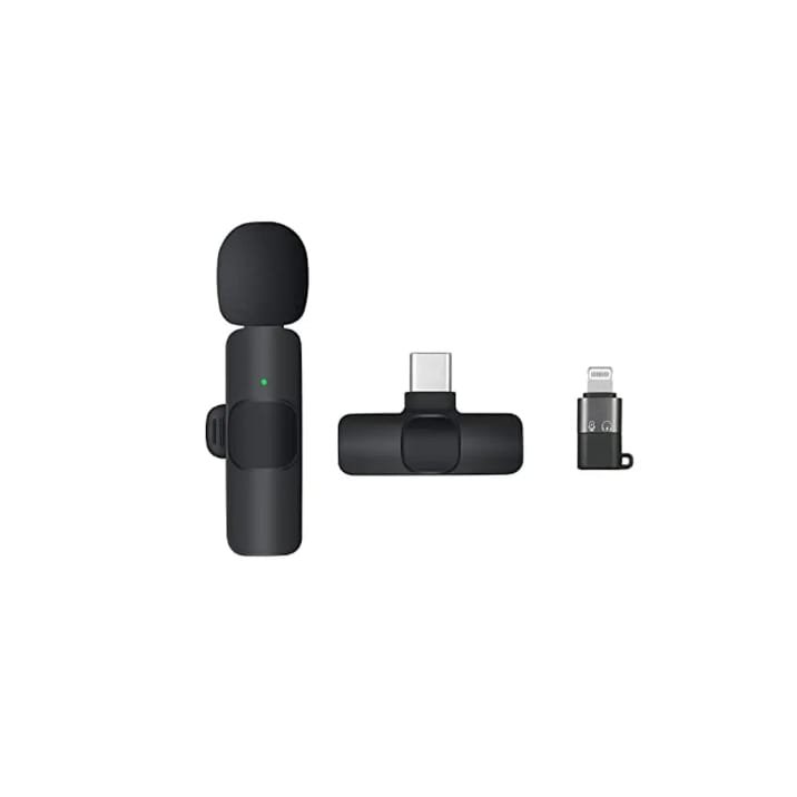 K8 3 in 1 Wireless Microphone for iPhone and Type C