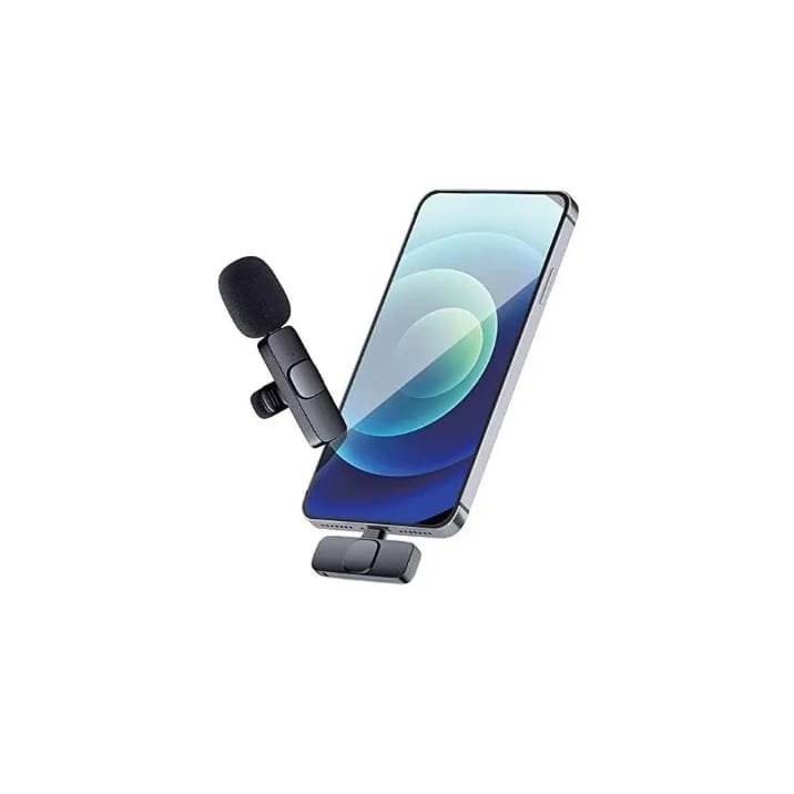 K8 Wireless Microphone Portable Clip Mic with Receiver