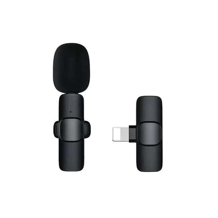 K8 Wireless Microphone Portable Clip Mic with Receiver